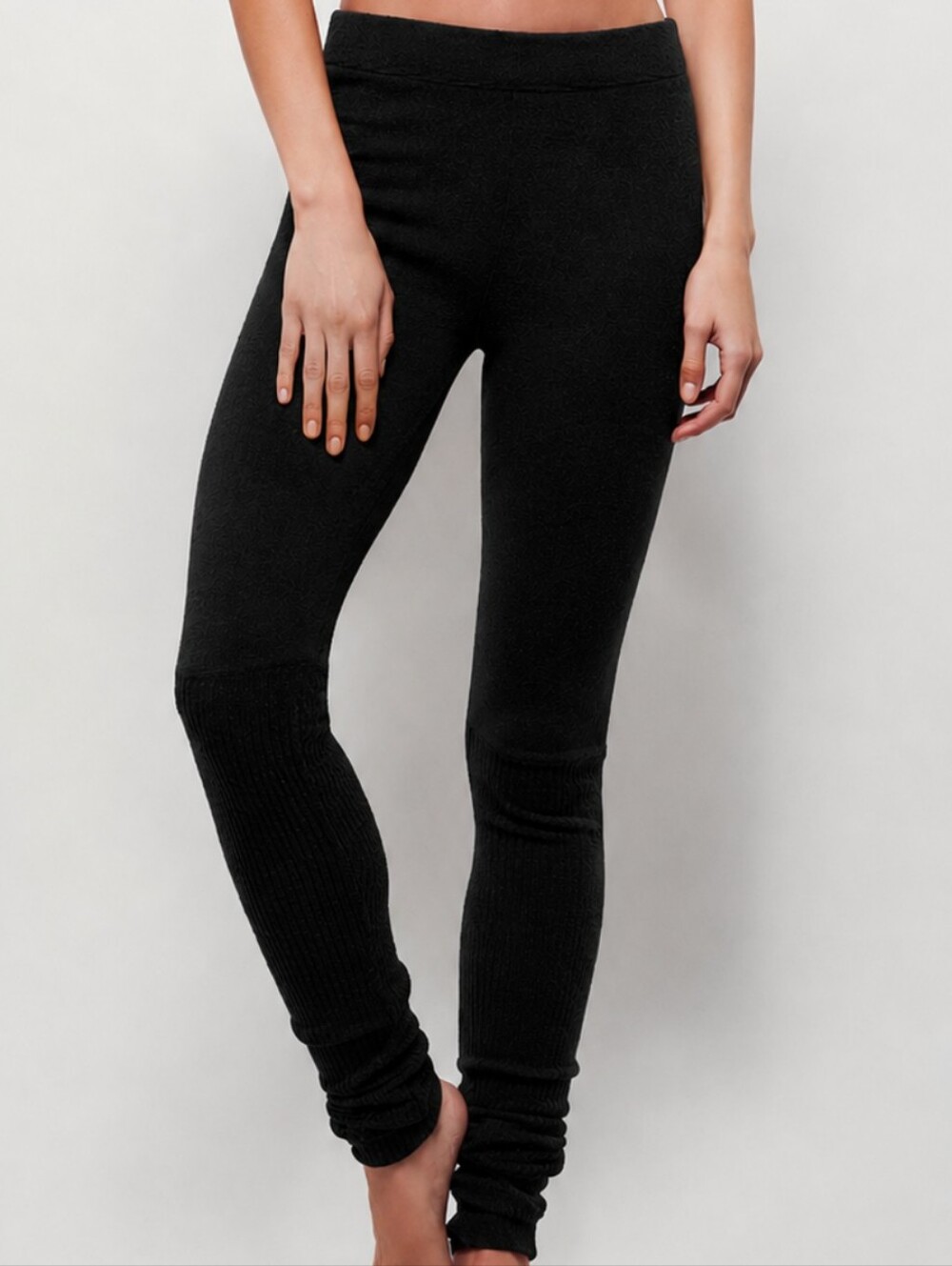 Free People Heathered Knit Leggings NEW Size Small